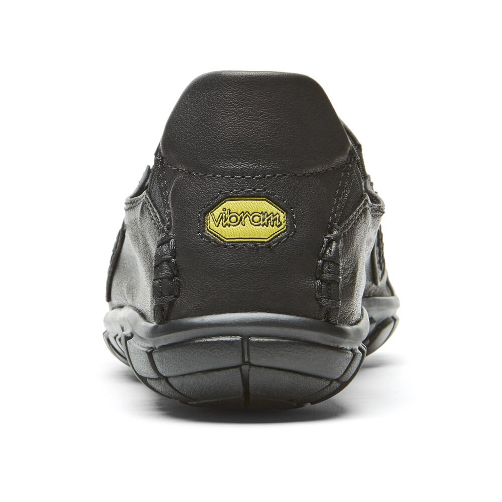 Zapatos Descalzos Hombre Negros - FiveFingers Cvt-Leather - JMCWUL-753